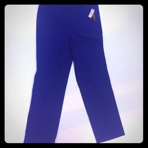 Blue Slim fitting pants from Talbots
